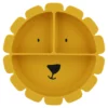 5400858964298_02 Assiette avec ventouse en silicone et compartiments - Mr. Lion