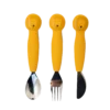 Couverts 3 pièces en silicone - Mr. Lion