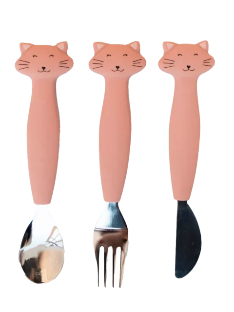 5400858964540_01 (1) Couverts 3 pièces en silicone - Mrs. Cat