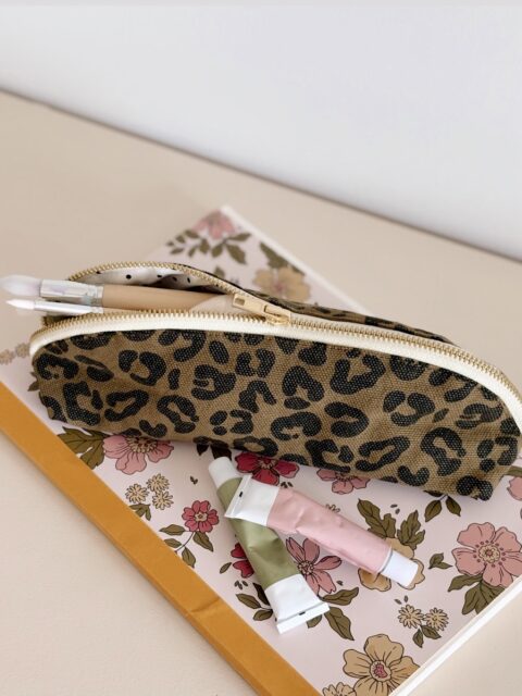 Trousse en coton - Gaston - Graou olive