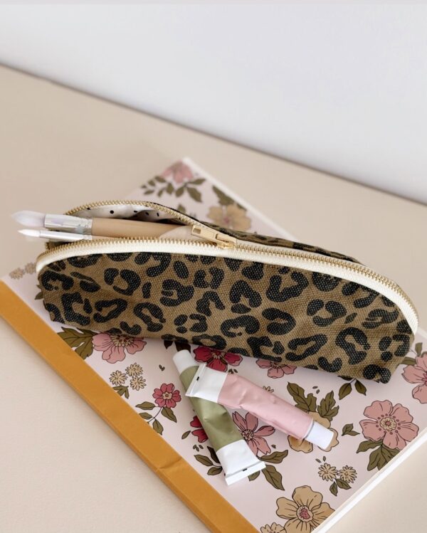 Trousse en coton - Gaston - Graou olive