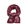 Foulard Oscar - Rouge grenat