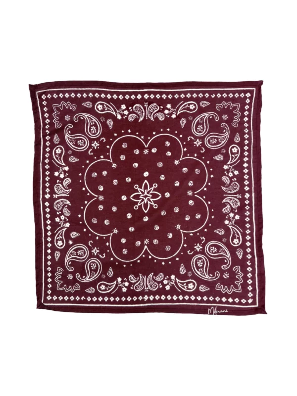 Foulard Oscar - Rouge grenat