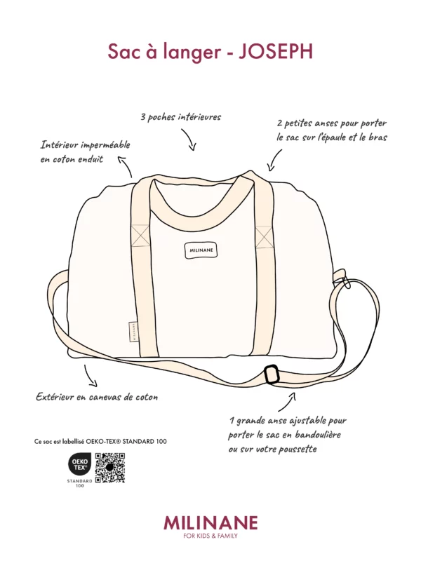 Sac à langer Joseph - Vert