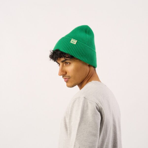 Bonnet en laine d'agneau - Vert