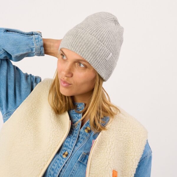 Bonnet en laine d'agneau - Gris