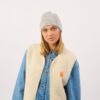 Bonnet en laine d'agneau - Gris