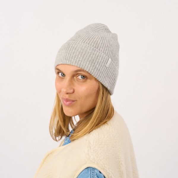 Bonnet en laine d'agneau - Gris