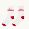 Chaussettes Bisou blanches