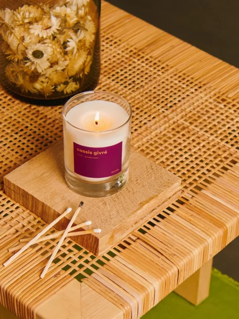 Bougie parfumée - Cassis givré
