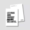 Carte postale - Les vrais amis envoient des cartes
