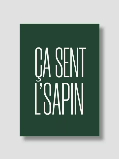 Carte de voeux - Ça sent l'sapin