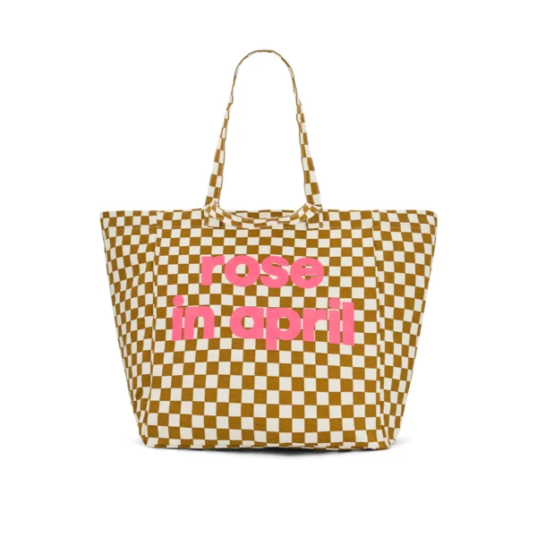 Sac cabas - Damier caramel - Édition limitée