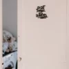 Plaque de porte - On fait tourner les serviettes