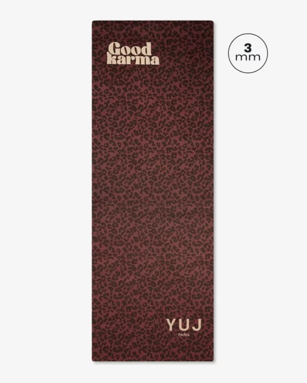 Tapis-de-yoga-LEOBROWN-Good-Karma-3mm-YUJ-Paris-76036454 Tapis de yoga 3 mm - Léopard marron