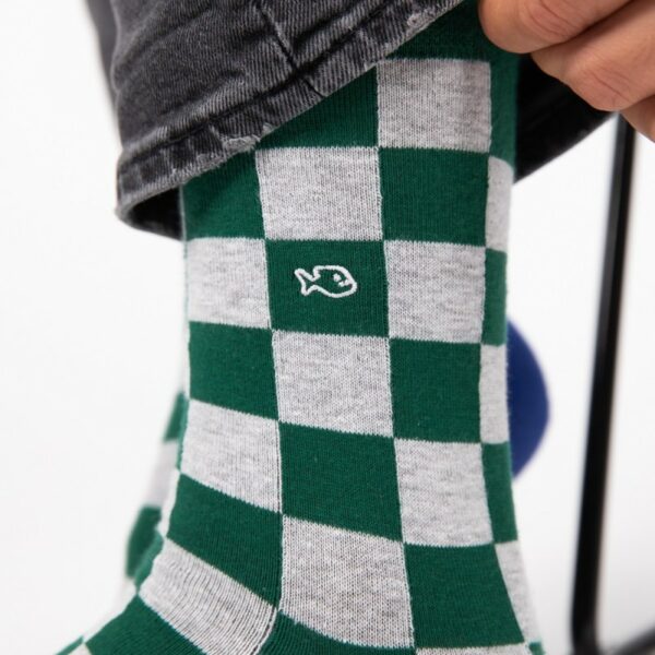 chaussettes-en-coton-peigne-carreaux-silverstone (2) Chaussettes à carreaux en coton peigné - hommes