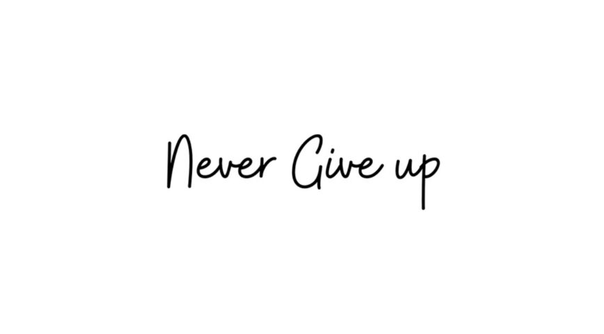 Tatouage éphémère - Lot de 5 - Never give up - Panoplie