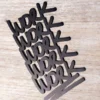 Plaque de porte - Work Work Work