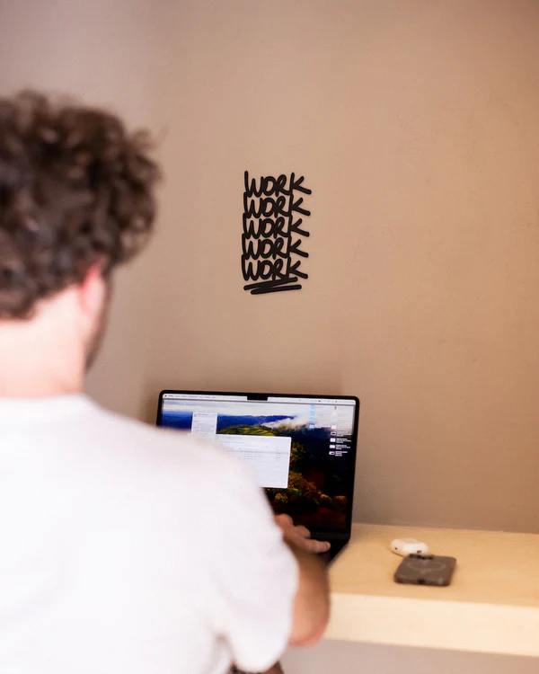 Plaque de porte - Work Work Work