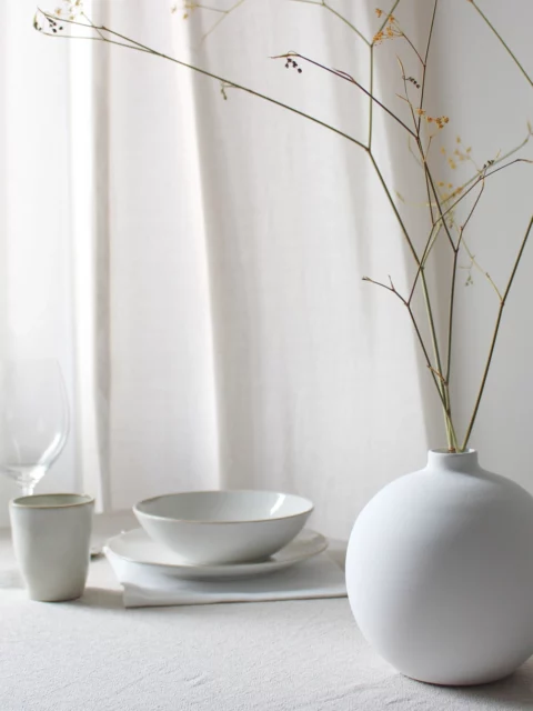 Vase en céramique - "Blanc 03"