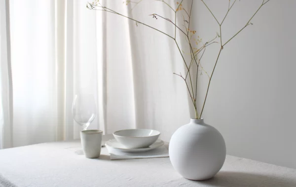 Vase en céramique - "Blanc 03"