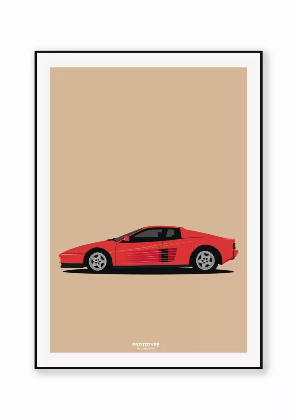 4489896-47e014c121fd35 Affiche Ferrari Testarossa