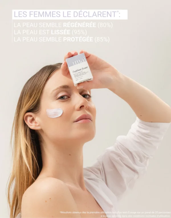 Exfoliant lissant pour le visage solide