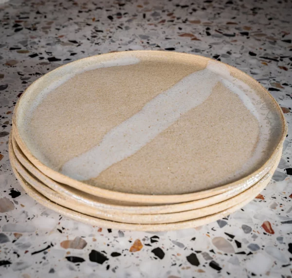 Assiette plate - Sable