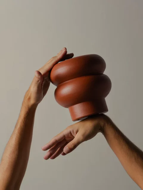 Petit vase en céramique - "Ripple"