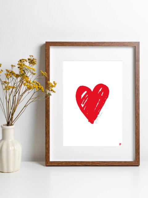 Affiche ou carte - Just love 2