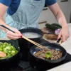 Trio poêles & casserole à poignées amovibles