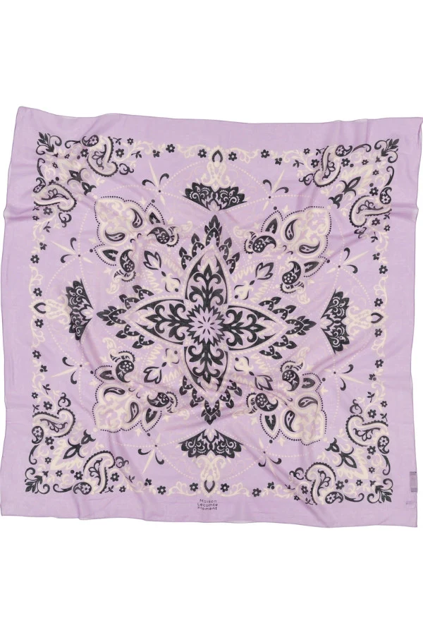 Compress_-_240725-130243 Foulard bandana lilas 100 % coton