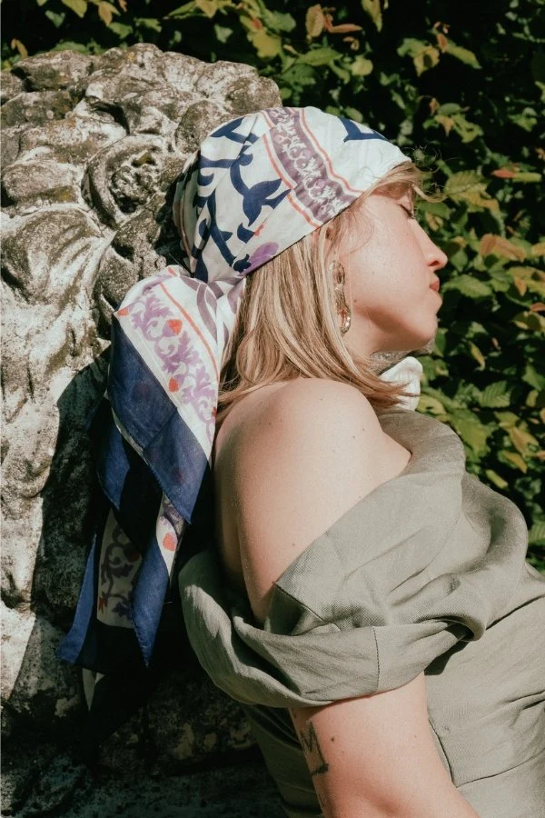 DSCF1197 Foulard Marie-Antoinette 100 % coton