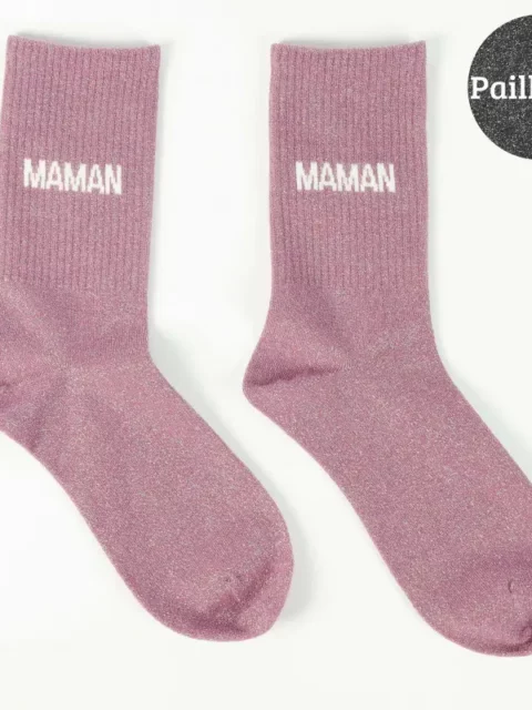 Chaussettes à paillettes - Maman