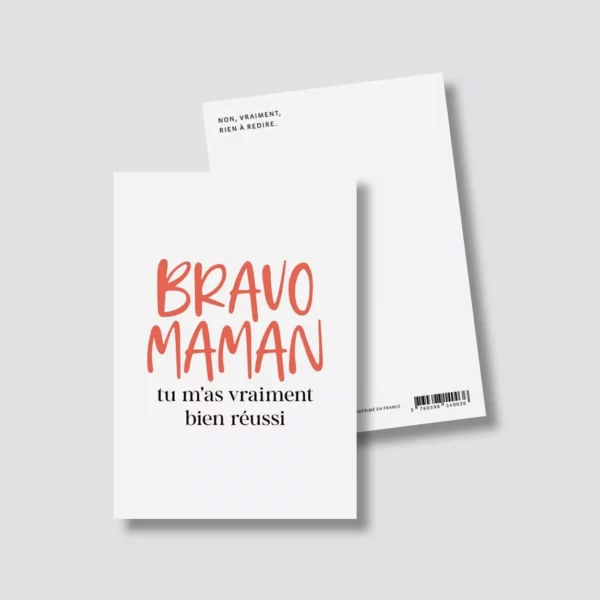 4837961-47e89022aa0724 Carte postale - Bravo Maman