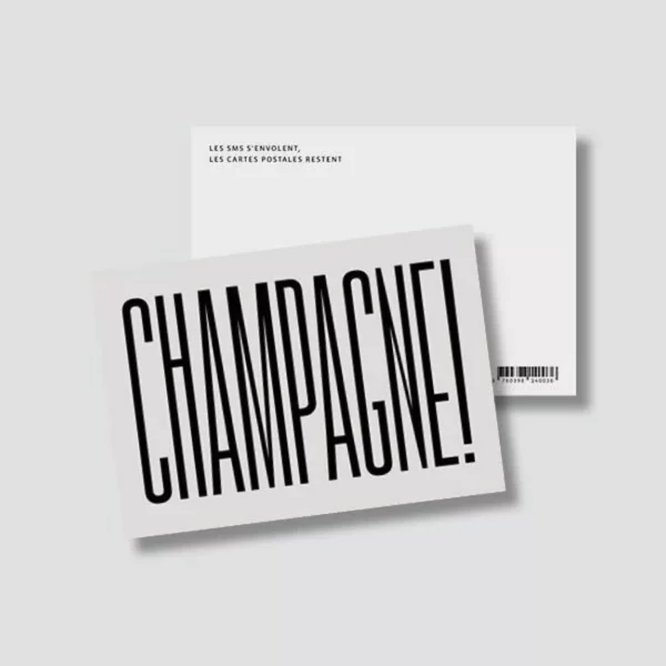 4842566-47e8a15ec3c4f6 Carte postale - Champagne !