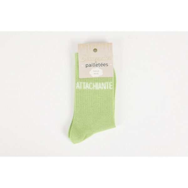 Chaussettes à paillettes - Attachiante