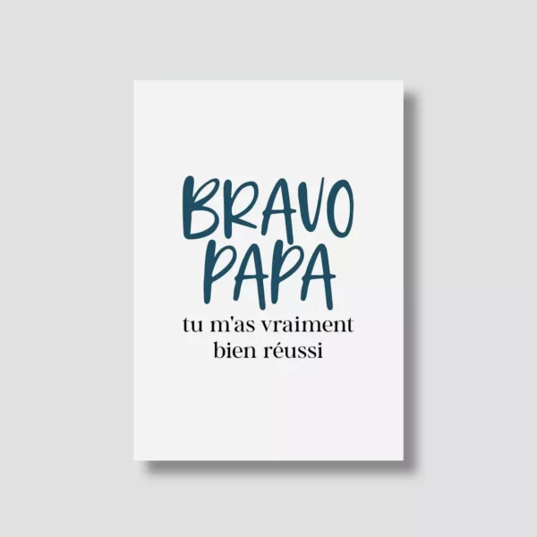 4957349-47e8a7e692c05c Carte postale - Bravo Papa