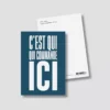 Carte postale - C'est qui qui commande ici