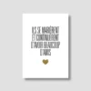 Carte de mariage - Ils se marièrent...