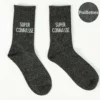 Chaussettes à paillettes - Super connasse