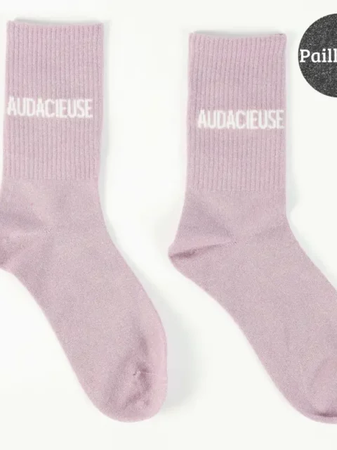 Chaussettes à paillettes - Audacieuse