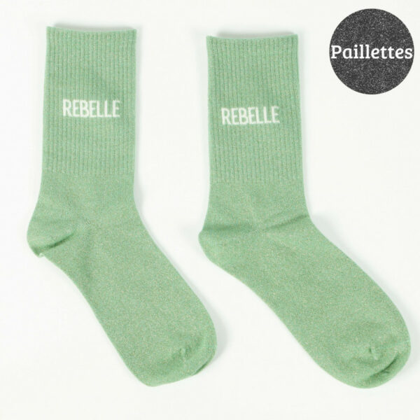 Chaussettes à paillettes - Rebelle