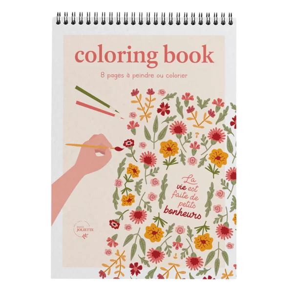 Carnet de coloriage - Petits bonheurs