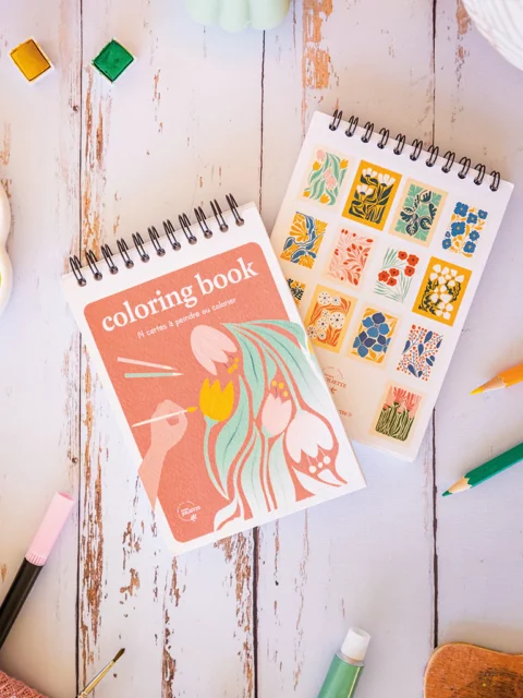 Carnet de coloriage - Floral #1