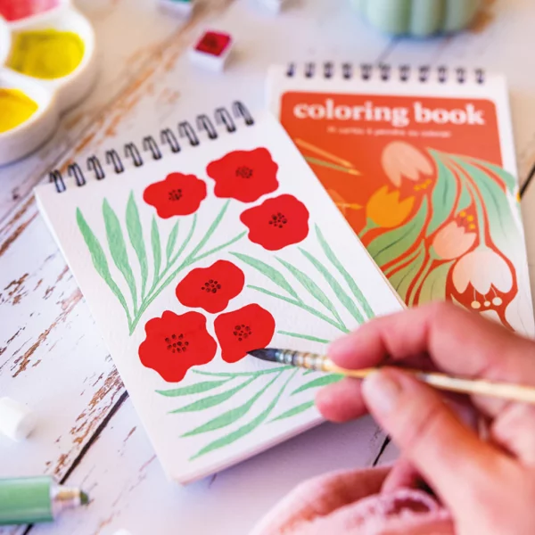 Carnet de coloriage - Floral #1