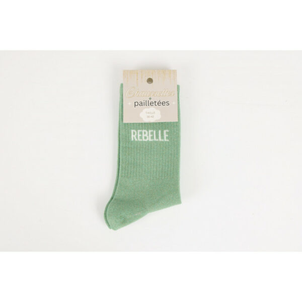 Chaussettes à paillettes - Rebelle