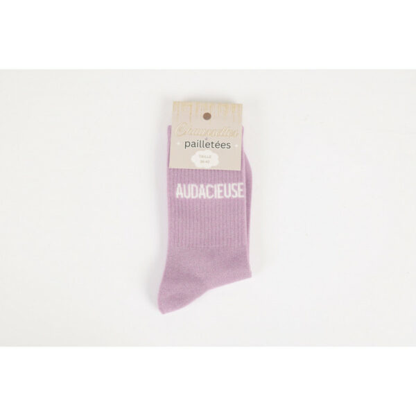 Chaussettes à paillettes - Audacieuse