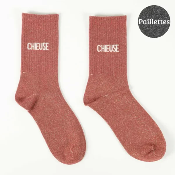 Chaussettes à paillettes - Chieuse