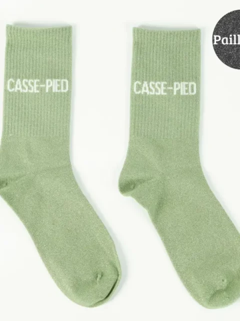 Chaussettes à paillettes - Casse pied